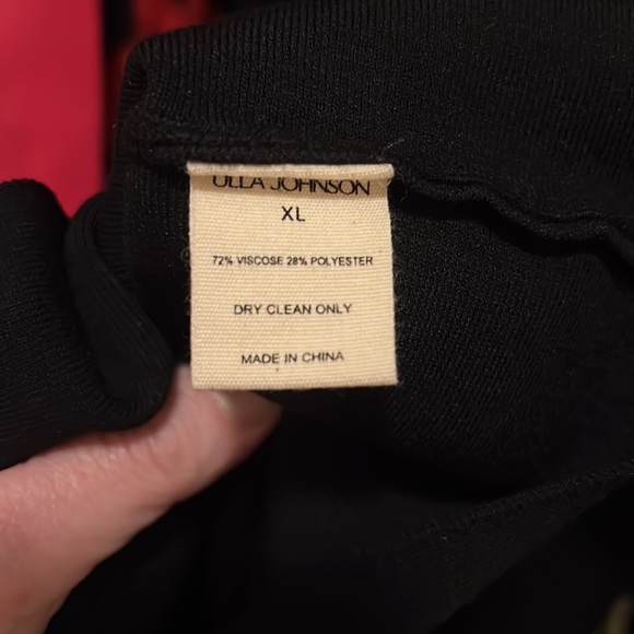 Ulla Johnson Evie knit maxi dress Black XL NWT strappy fit and flare- - Picture 8 of 10